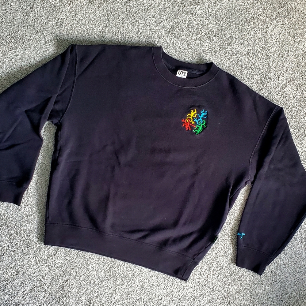 Keith Haring Embroidered Crew Neck